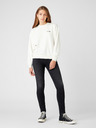 Wrangler Biela dámska mikina Wrangler Retro Sweat s potlačou