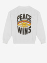 Wrangler Biela dámska mikina Wrangler Retro Sweat s potlačou