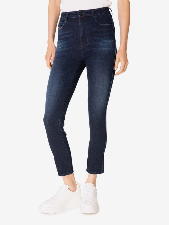 Diesel Diesel Babhila tmavomodré dámske skrátené skinny fit džínsy