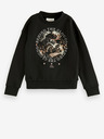 Scotch & Soda Čierna dámska mikina s potlačou Scotch & Soda