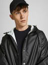 Jack & Jones Čierna ľahká bunda s kapucňou s povrchovou úpravou Jack & Jones Winston