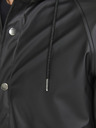 Jack & Jones Čierna ľahká bunda s kapucňou s povrchovou úpravou Jack & Jones Winston