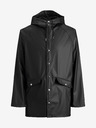 Jack & Jones Čierna ľahká bunda s kapucňou s povrchovou úpravou Jack & Jones Winston