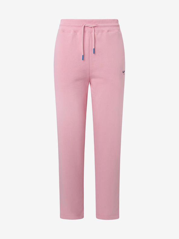 Pepe Jeans Ružové dámske tepláky Pepe Jeans Calista