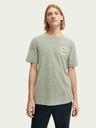 Scotch & Soda Zelené pánske tričko Scotch & Soda