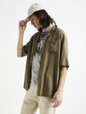 Celio Khaki pánska košeľa Celio Tallinn