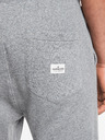 Quiksilver Šedé pánske džínsové tepláky Quiksilver