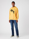 Wrangler Žltá unisex vzorovaná mikina Wrangler