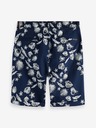 Scotch & Soda Tmavomodré pánske vzorované šortky Scotch & Soda