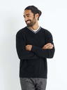 Celio Čierny pánsky sveter Celio Beretro
