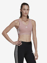 adidas Performance Svetloružová športová podprsenka adidas Performance