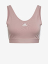 adidas Performance Svetloružová športová podprsenka adidas Performance