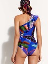 Desigual Desigual Modré dámske vzorované jednodielne plavky Ariel