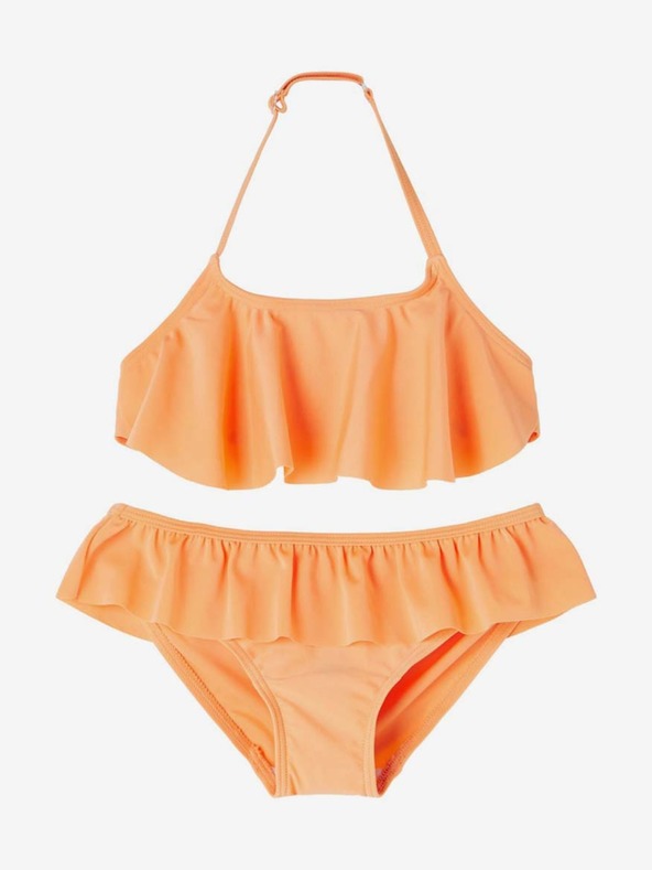 name it Oranžové dievčenské dvojdielne plavky názov Fini