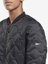 Reebok Čierna pánska prešívaná bunda Reebok LM Bomber JCKT