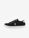 U.S. Polo Assn Čierne pánske tenisky U.S. Polo Assn. Marc