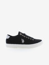 U.S. Polo Assn Čierne pánske tenisky U.S. Polo Assn. Marc