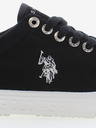 U.S. Polo Assn Čierne pánske tenisky U.S. Polo Assn. Marc