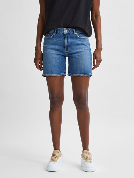 Selected Femme Modré džínsové šortky Selected Femme Silla