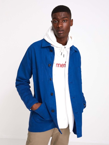 Celio Modrá pánska ľahká bunda s vreckami Celio Muse