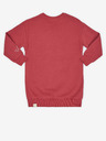 Ragwear Červené dievčenské mikinové šaty Ragwear Leontyna