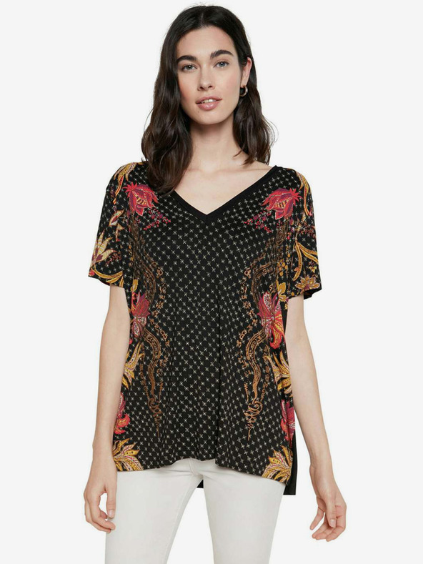 Desigual Čierna košeľa Desigual TS Praga