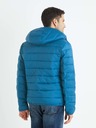 Celio Modrá pánska ľahká prešívaná bunda Celio