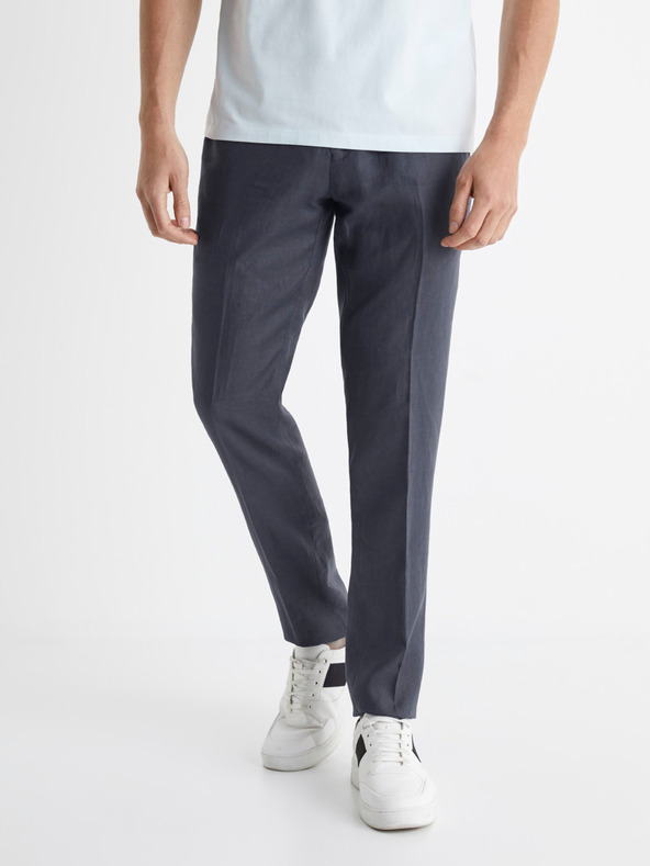 Celio Plátené oblekové nohavice Celio