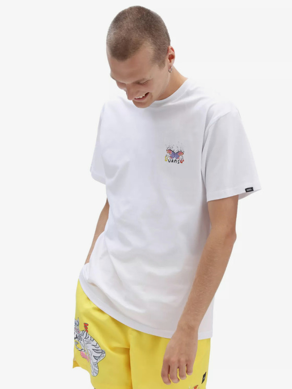 Vans Biele pánske tričko VANS Pride