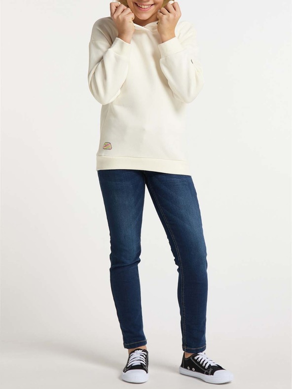 Ragwear Krémová dievčenská mikina Ragwear Elinka