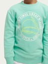Scotch & Soda Svetlozelená chlapčenská mikina Scotch & Soda