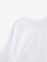 Desigual Biele dievčenské tričko Desigual Alba