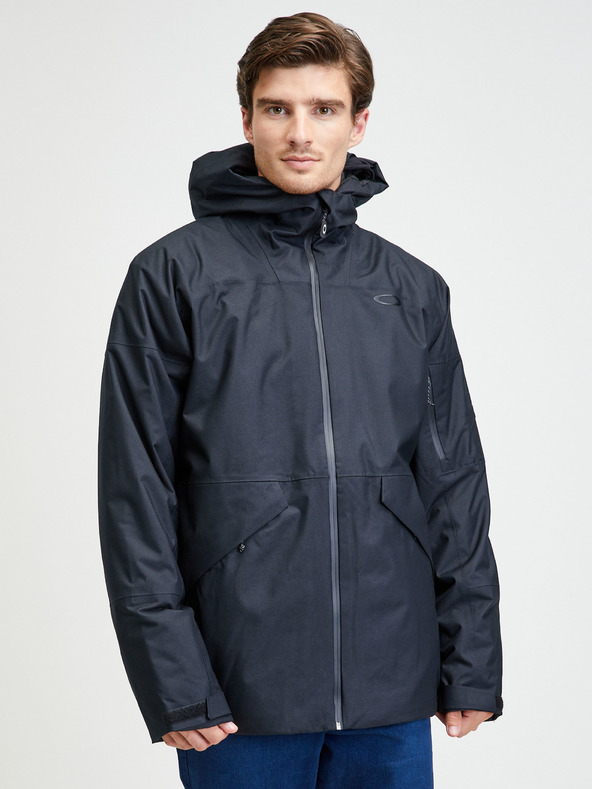 Oakley Čierna pánska nepremokavá zimná bunda Oakley Cedar Ridge