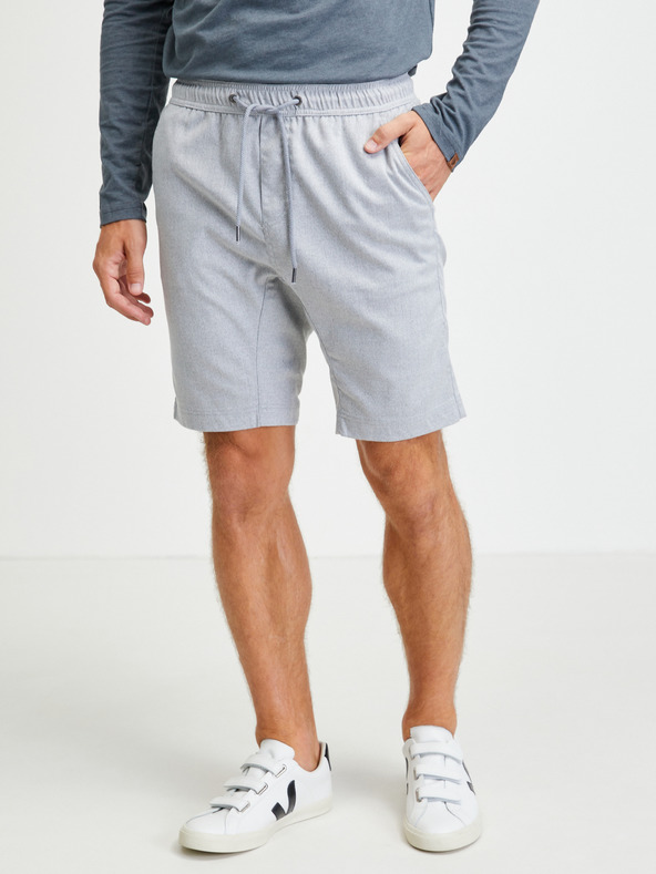 Ragwear Svetlošedé pánske šortky Ragwear Zyan