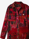 Desigual Červené dievčenské košeľové šaty Desigual Alonso