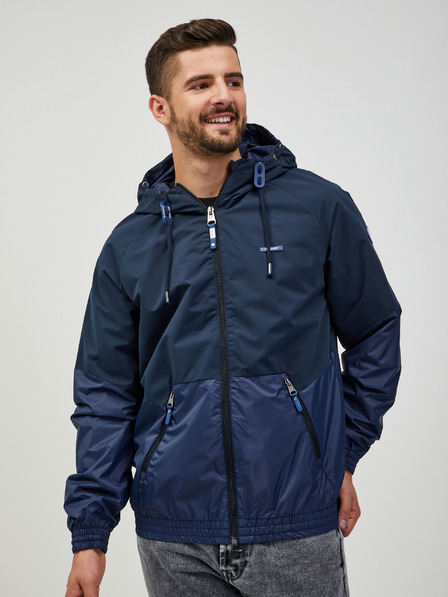 Ragwear Tmavomodrá pánska ľahká bunda Ragwear Kanzy