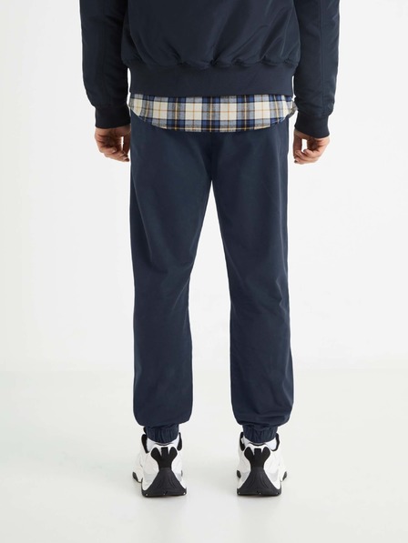 Celio Tmavomodré pánske nohavice Celio