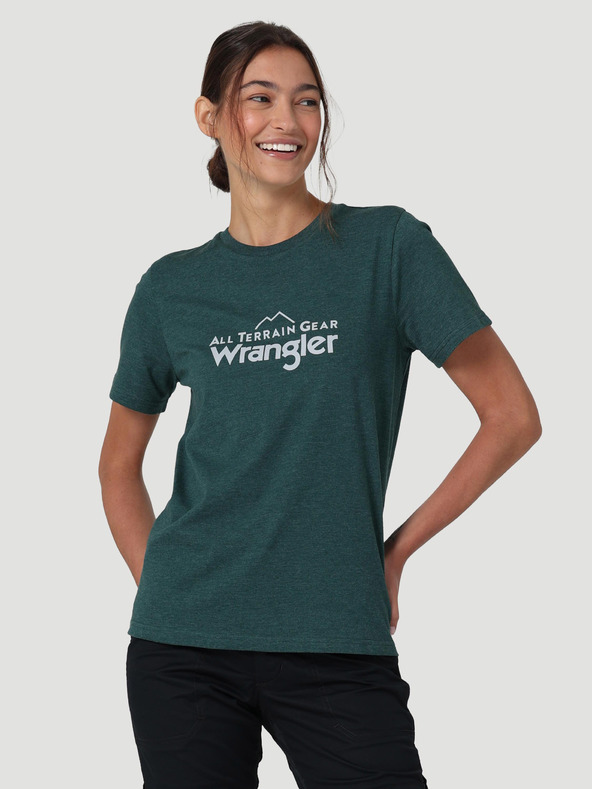 Wrangler Wrangler Tmavozelená dámska košeľa
