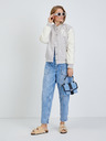Tom Tailor Denim Svetlošedá dámska džínsová bunda Tom Tailor