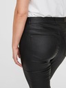 Vero Moda Curve Čierne kožené nohavice VERO MODA CURVE Seven