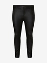 Vero Moda Curve Čierne kožené nohavice VERO MODA CURVE Seven