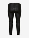 Vero Moda Curve Čierne kožené nohavice VERO MODA CURVE Seven