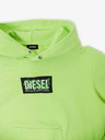 Diesel Neónovo zelená dievčenská mikina Diesel