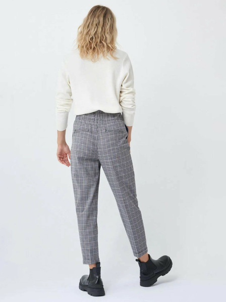 Salsa Jeans Salsa Jeans Šedé kockované orezané nohavice