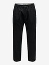 ONLY & SONS Čierne orezané chino nohavice ONLY & SONS Dew