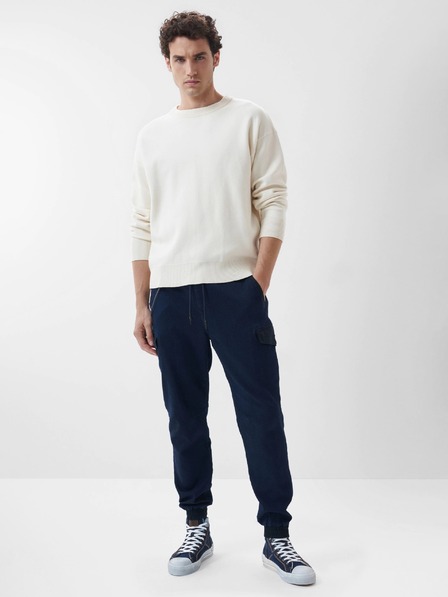 Salsa Jeans Tmavomodré pánske nohavice s vreckami Salsa Jeans