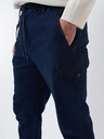Salsa Jeans Tmavomodré pánske nohavice s vreckami Salsa Jeans