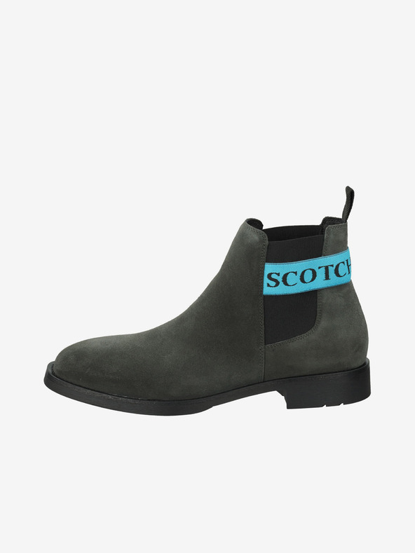 Scotch & Soda Šedá pánska členková obuv Scotch & Soda Picaro