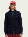 Scotch & Soda Tmavomodrý pánsky sveter Scotch & Soda