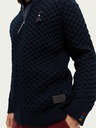 Scotch & Soda Tmavomodrý pánsky sveter Scotch & Soda